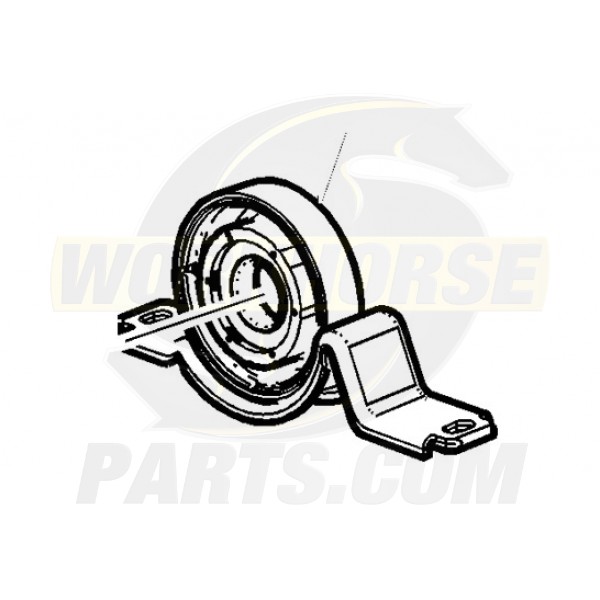 12546071  -  Bearing Asm - Propshaft Center Support