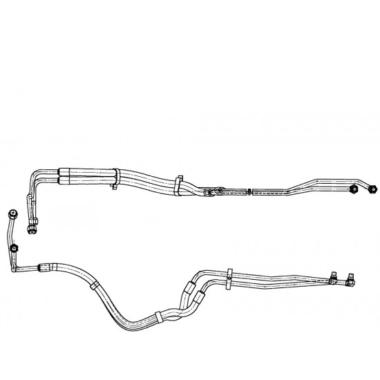 15737961 - 7.4L L29 Engine Oil Cooler Hose Asm (Inlet & Outlet)