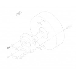 W8831912  -  Driveshaft U-Joint Retainer Bolt at Park Brake Drum