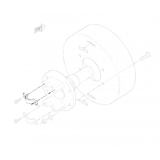 W8830403  -  Front Driveshaft U-Joint Strap W8830403  -  Front Driveshaft U-Joint Strap
