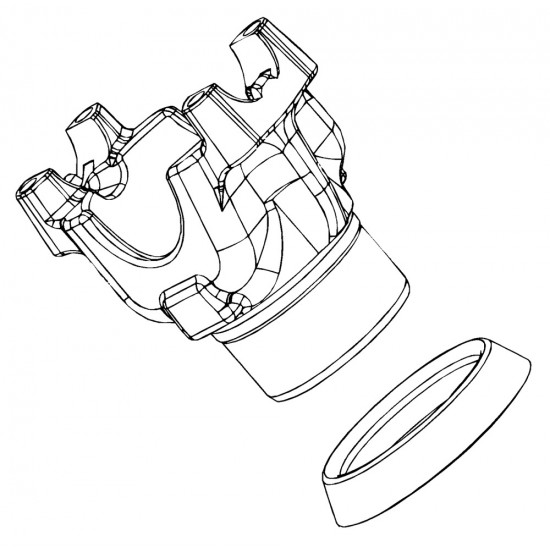 W8835255  -  Kit - Yoke & Slinger, Drive Pinion