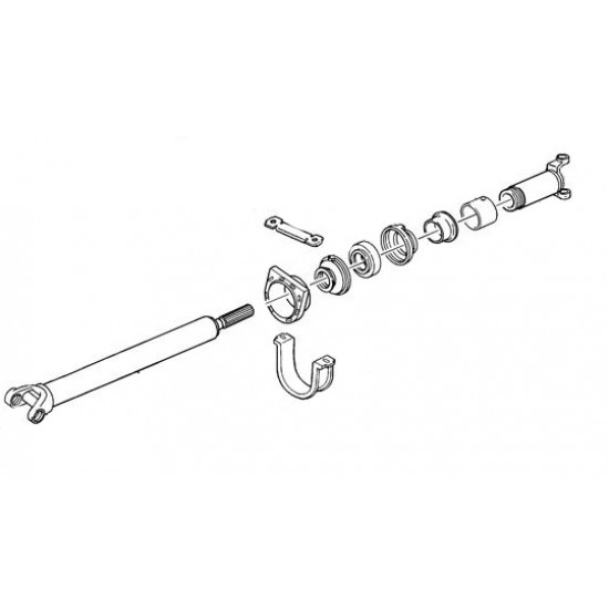 15713323  -  Shaft Asm - Propshaft Intermediate
