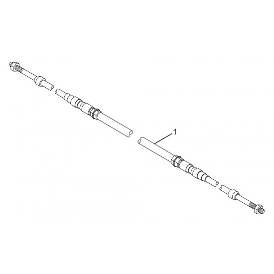W0003727 - Cable Asm - Transmission Shift, Length 65" W0003727 - Cable Asm - Transmission Shift, Length 65"