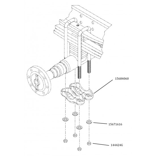 15684060  -  Plate - Rear Spring Anchor
